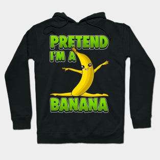 Funny Pretend I'm A Banana Gymnast Hoodie